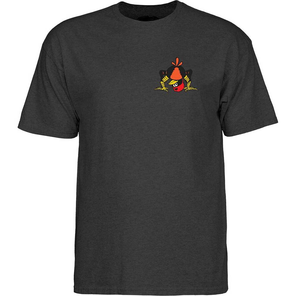 Powell Peralta Skate Tee Lasek Stadium Charcoal Heather - 50-50 Skate Shop