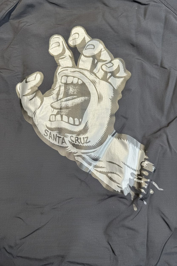Santa Cruz Screaming Hand Coach Jacket Black - 50-50 Skate Shop