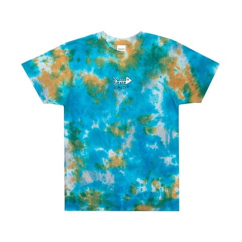 Ripndip Finding Nermio Tee Navy Orange Tie Dye - 50-50 Skate Shop