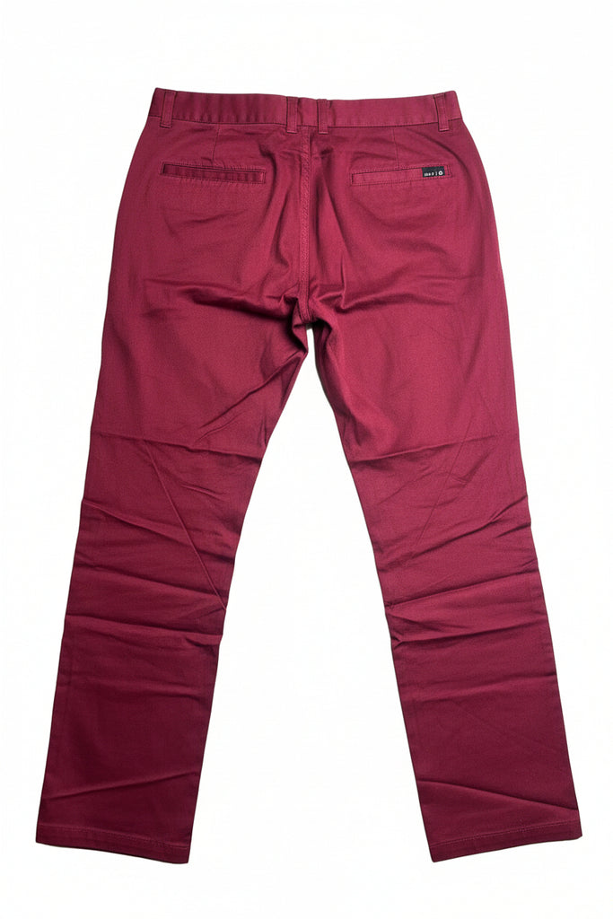Huf Skate Steadfast Chino Pants Burgundy