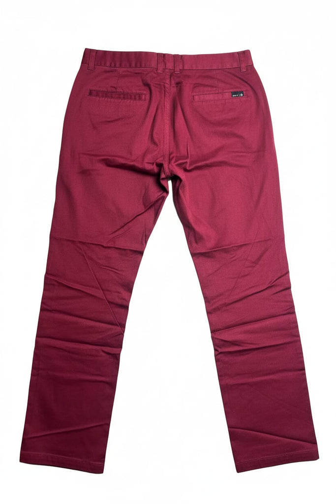 Huf Skate Steadfast Chino Pants Burgundy