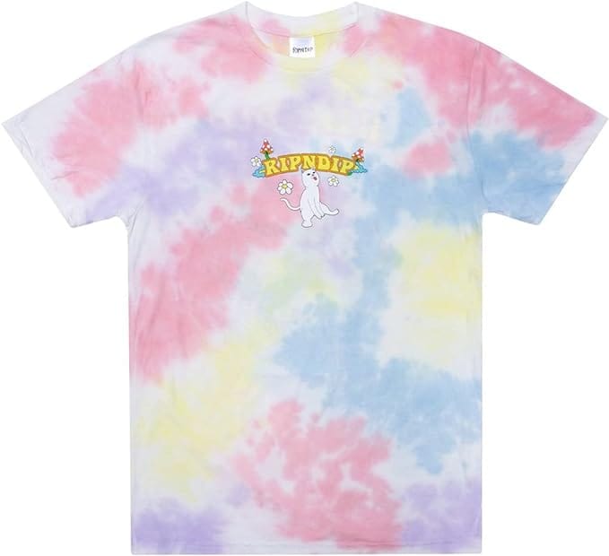 Ripndip Cloud Sixty Nine Tee Peach Lavender Wash - 50-50 Skate Shop