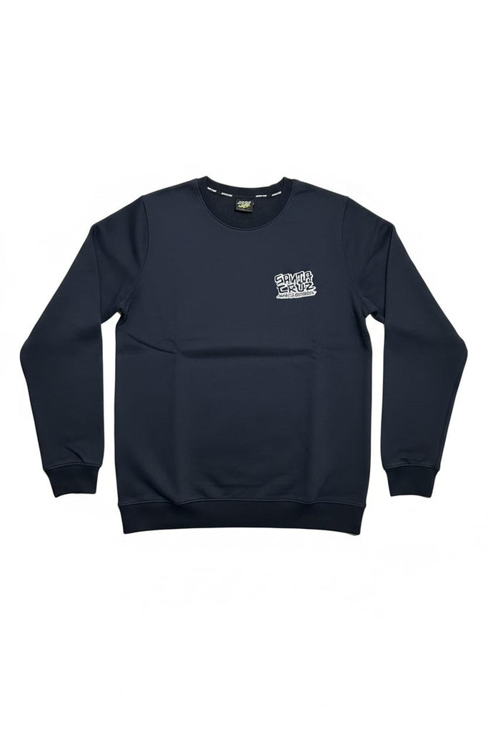 Santa Cruz Dressen Hand Crew Black - 50-50 Skate Shop