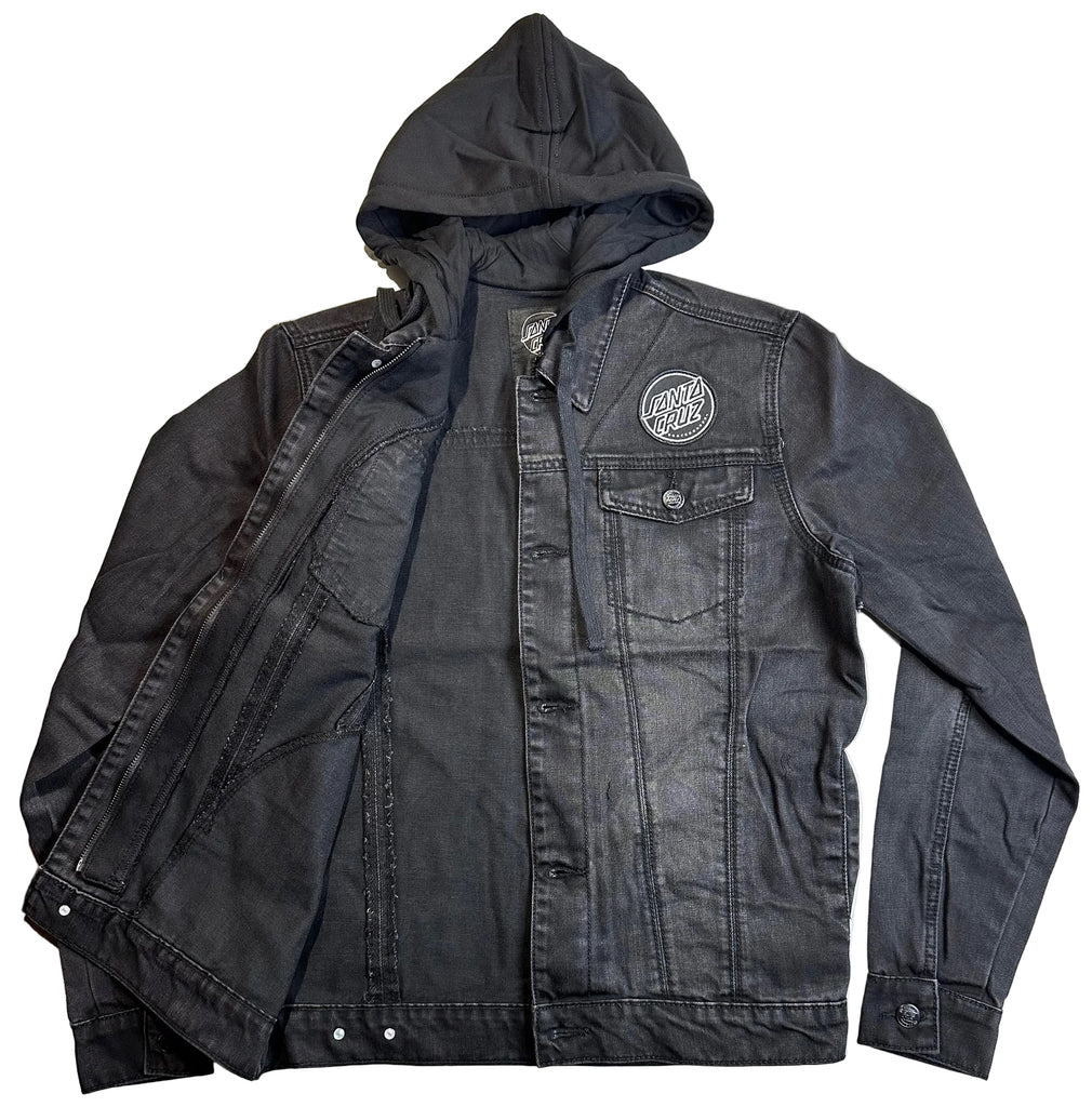 Santa Cruz Watsonville Denim Jacket Black - 50-50 Skate Shop