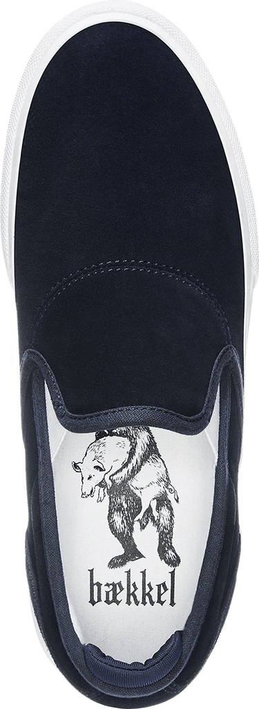 Emerica Skate Wino G6 Slip On Kevin Baekkel Navy White - 50-50 Skate Shop