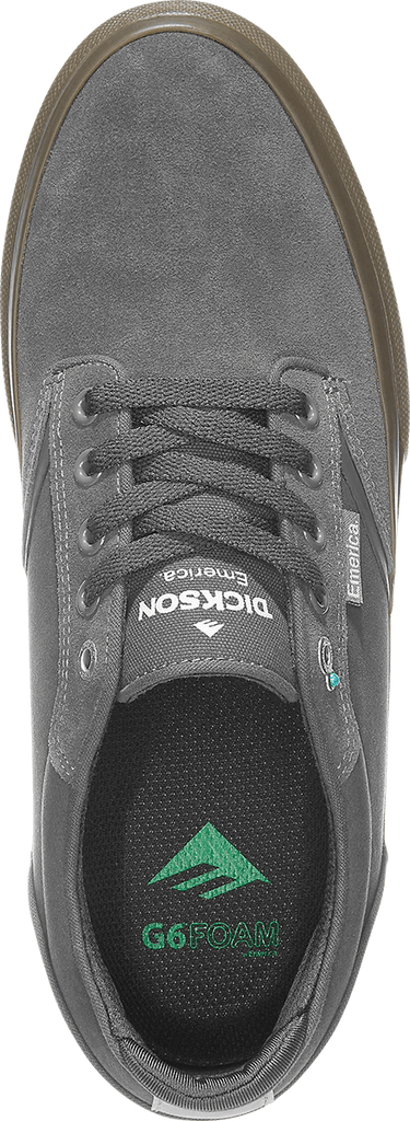 Emerica Skate Dickson Grey Gum - 50-50 Skate Shop