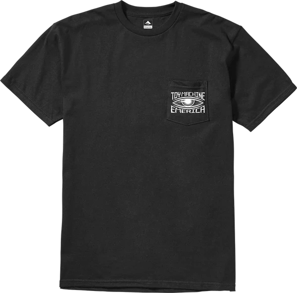 Emerica X Toy Machine Eye Tee Black - 50-50 Skate Shop