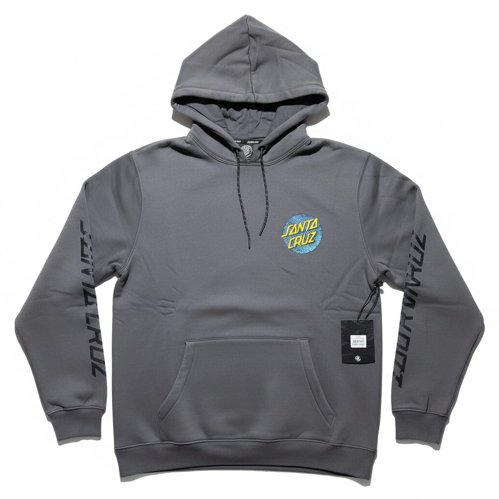 Santa Cruz Static Dot Pop Hoodie Overcast - 50-50 Skate Shop