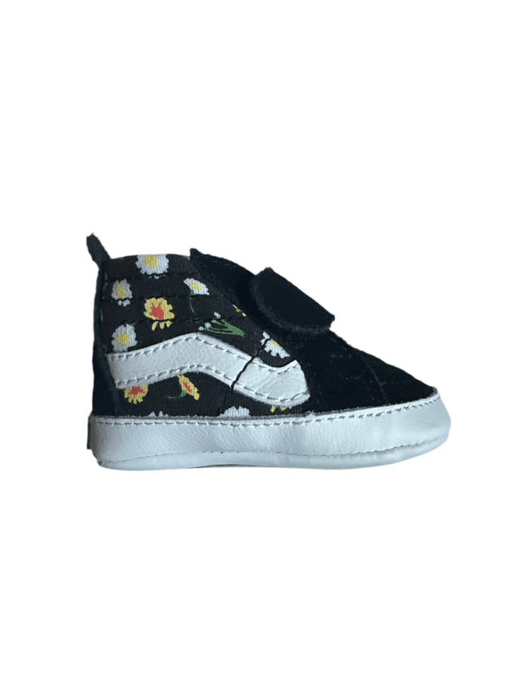 Vans Sk8 Hi Crib Daisy Black True White - 50-50 Skate Shop