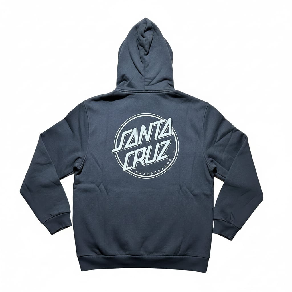 Santa Cruz Keyline Sherpa Zip Hoodie OD Black - 50-50 Skate Shop