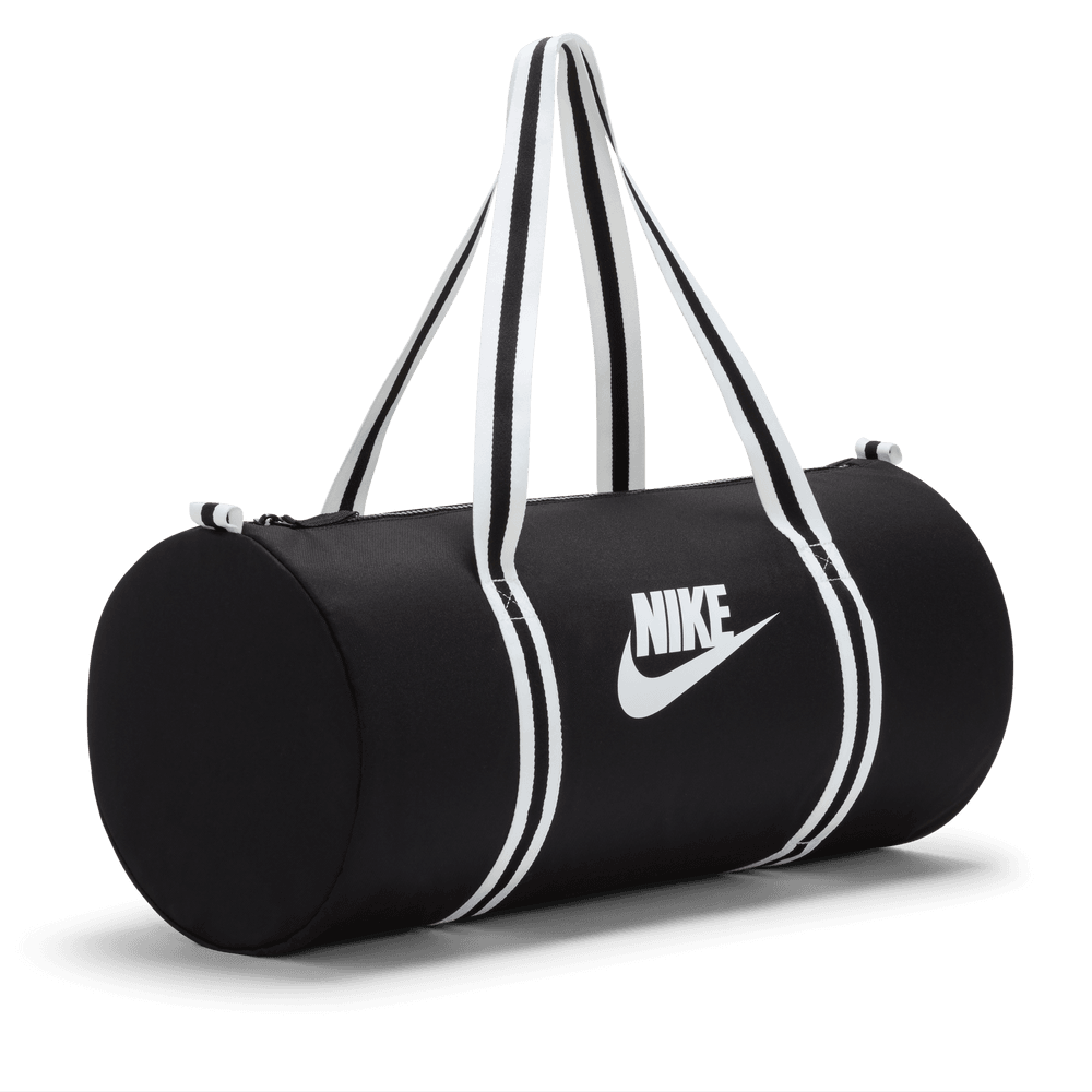 Nike SB Heritage Duffel Bag (30L) Black White - 50-50 Skate Shop