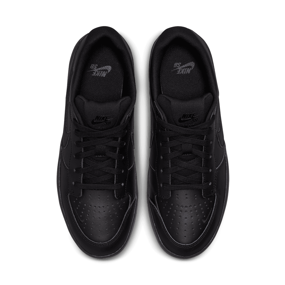 Nike SB Force 58 Premium Leather Black Black - 50-50 Skate Shop