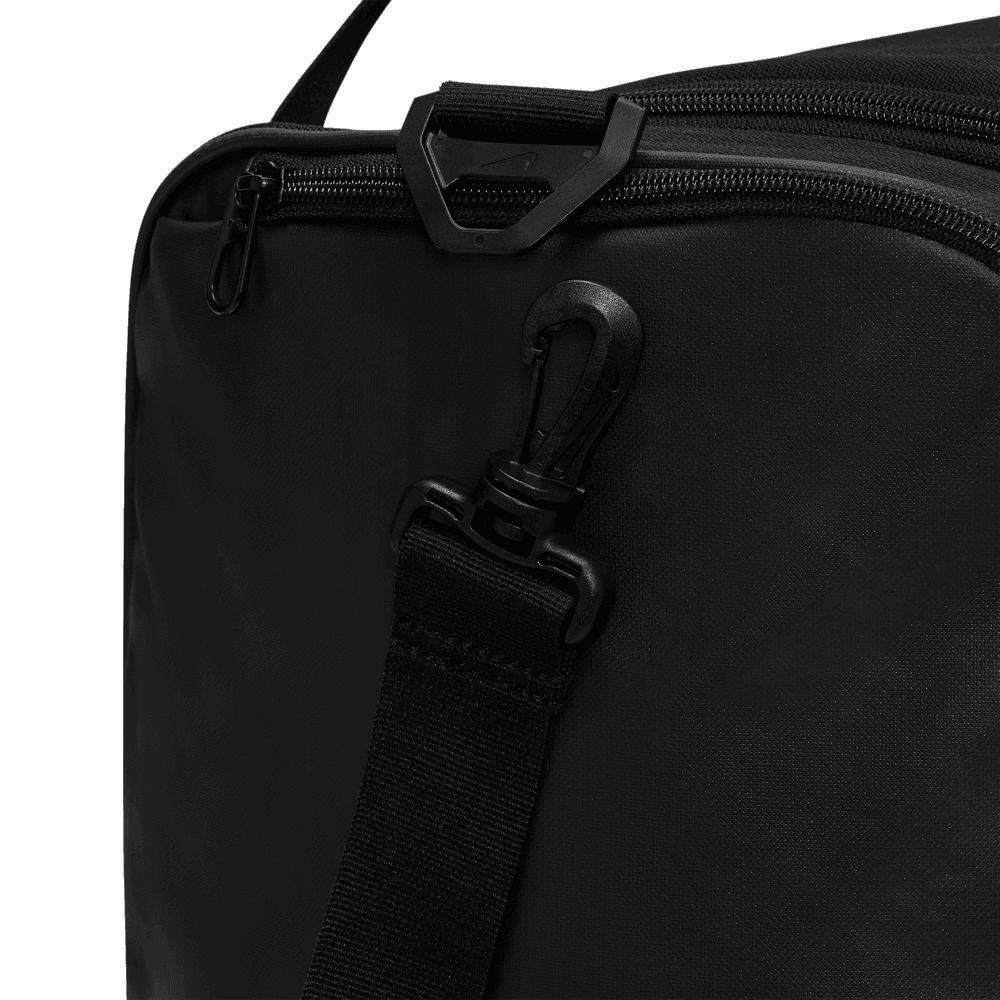 Nike Brasilia 9.5 Training Duffel Bag 60L Black Black White - 50-50 Skate Shop