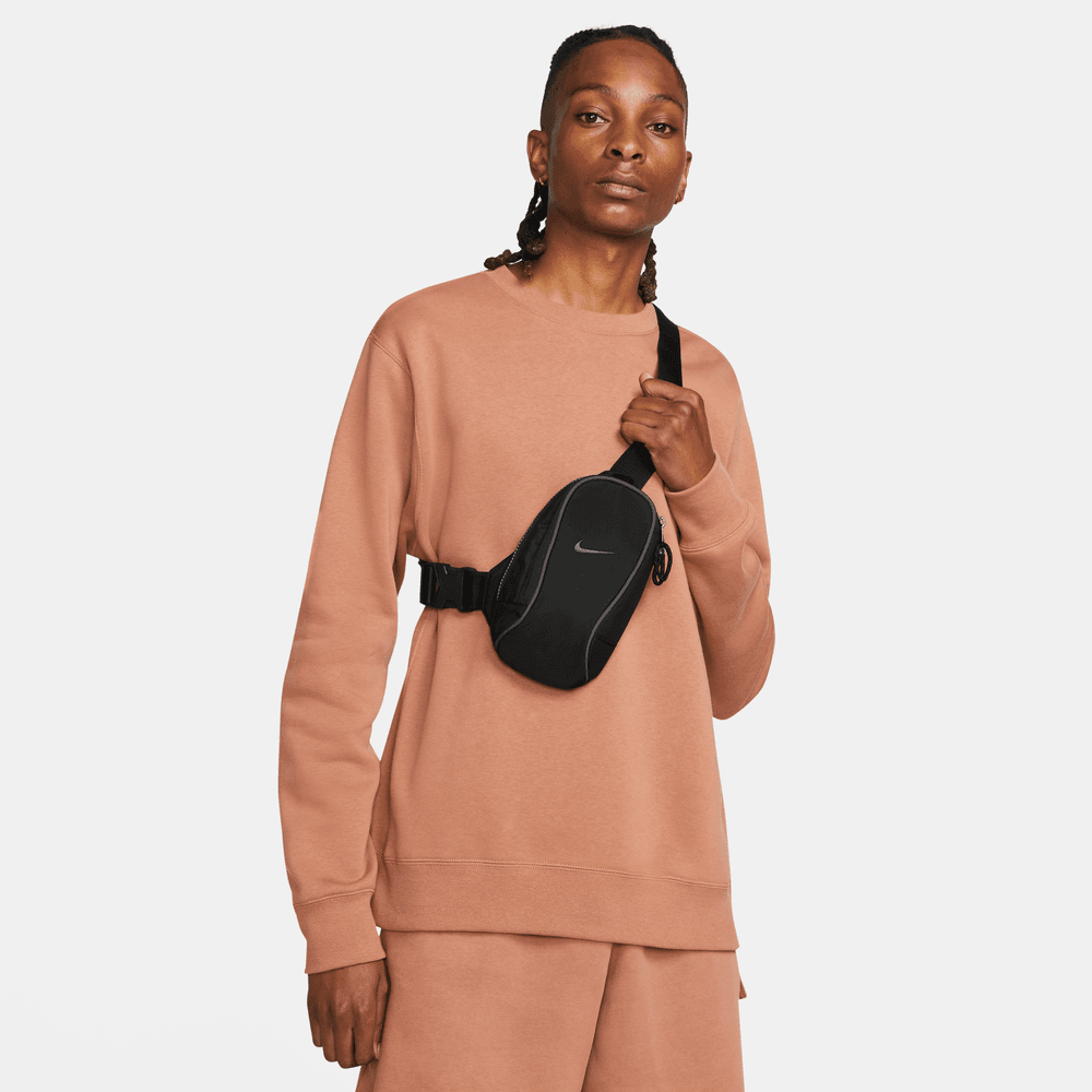 Nike Sportswear Essentials Crossbody Bag (1L) Black Black Ironstone - 50-50 Skate Shop