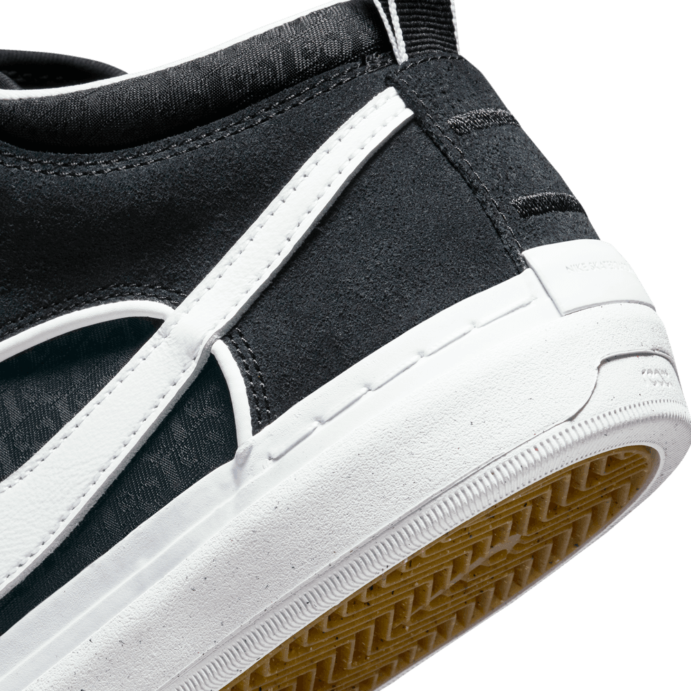 Nike SB React Leo Baker Black White Black Gum Light Brown - 50-50 Skate Shop