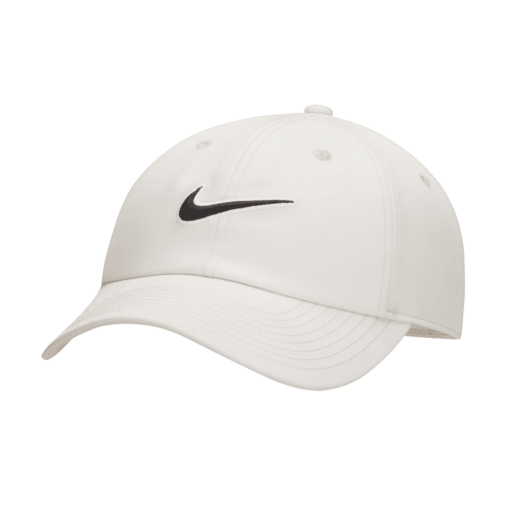 Nike SB Club Unstructured Swoosh Cap Light Bone Black - 50-50 Skate Shop