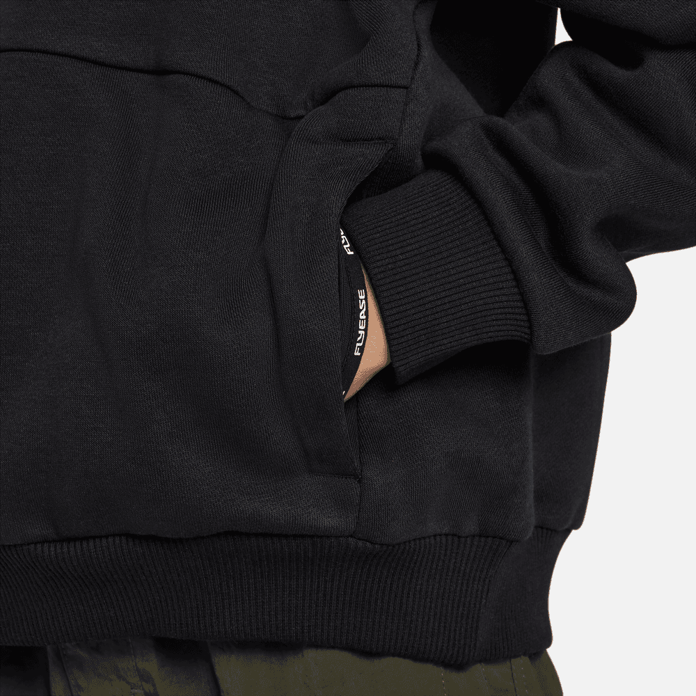 Nike SB Youth Icon Fleece EasyOn Hoodie Black White - 50-50 Skate Shop