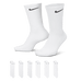 Nike SB Everyday Cushioned Training Crew Socks 6 Pack White - 50-50 Skate Shop