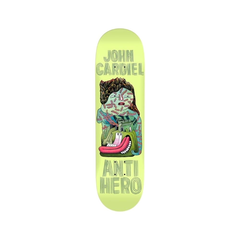 Anti Hero Skateboard Deck Hug Pavement John Cardiel 8.62" x 32.3" Green 14.6" WB