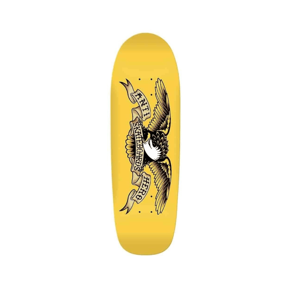 Anti Hero Skateboard Deck Shaped Eagle Beach Bum 10.0" x 31.5" Orange 14.6" WB - 50-50 Skate Shop