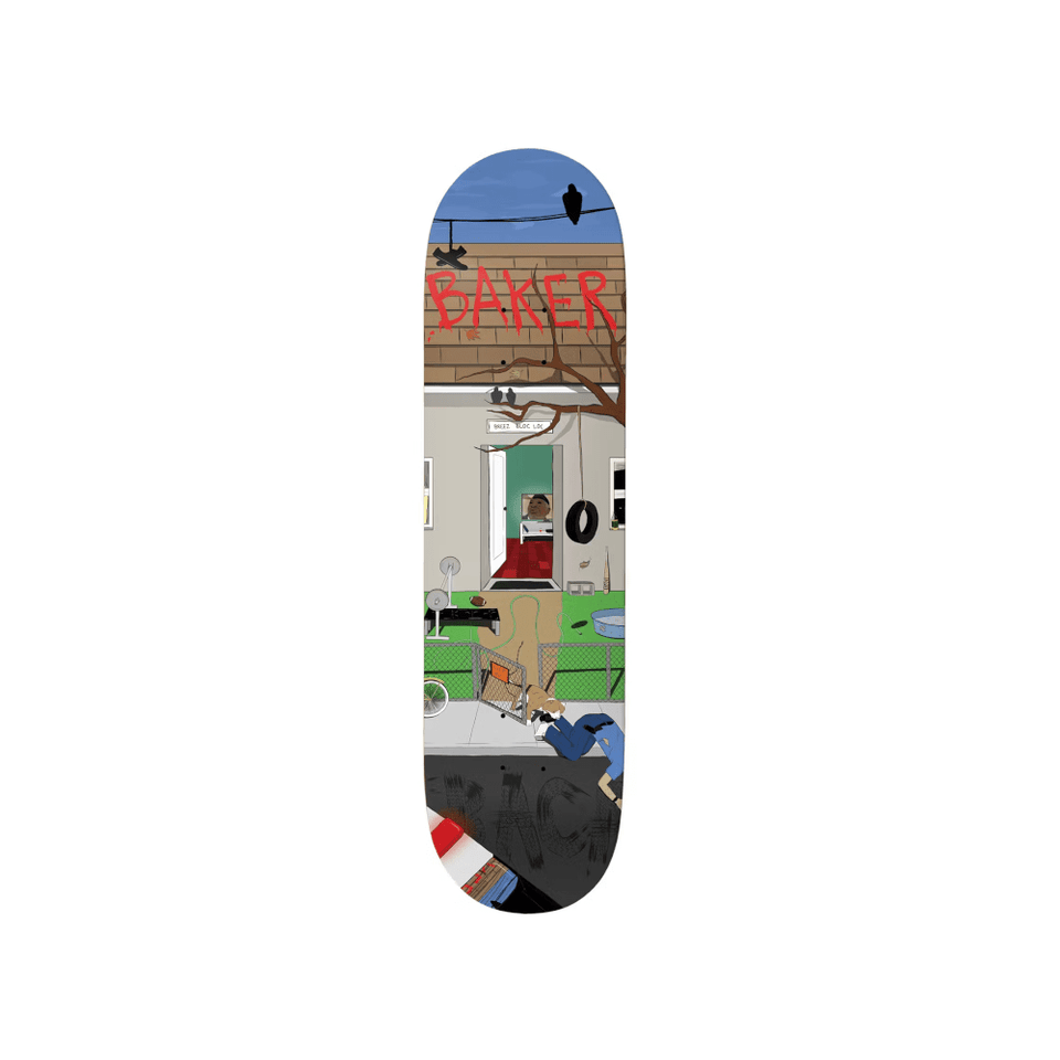 Baker Skateboard Deck Sammy Baca Pigeon View 8.25" x 31.875" 14.25" WB - 50-50 Skate Shop