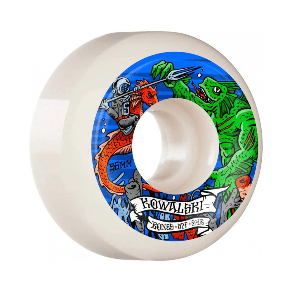 Bones Skateboard Wheels SPF Kowalski Kraken 56mm 84b P5 Sidecut - 50-50 Skate Shop