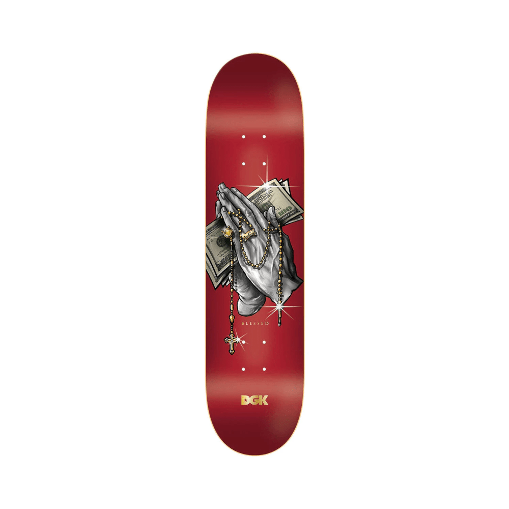 DGK Skateboard Deck Blessed Lent 8.25" x 31.85" 14.31" WB - 50-50 Skate Shop