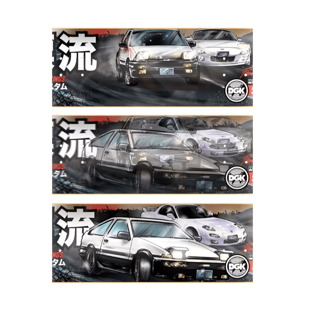 DGK Skateboard Deck Tuner Lenticular Hologram 8.25" x 31.75" 14.25" WB - 50-50 Skate Shop