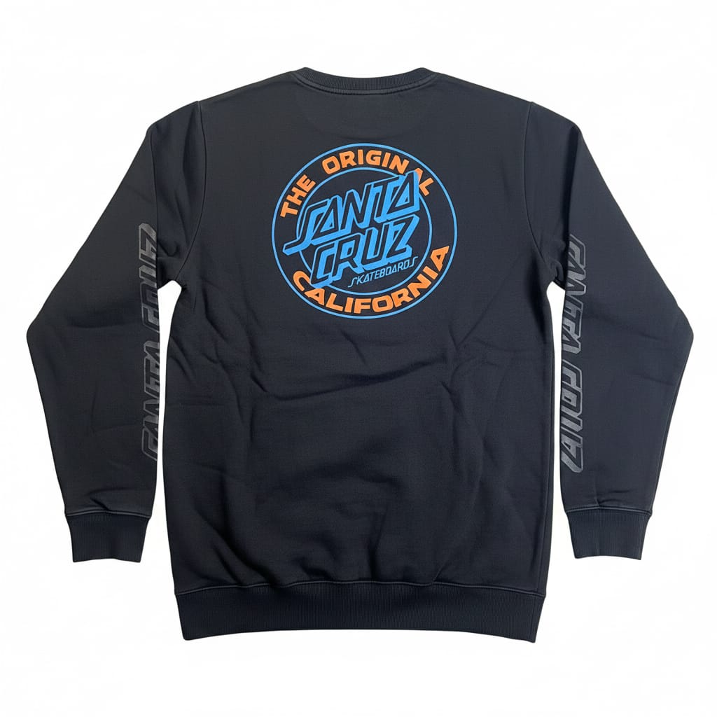 Santa Cruz Cali Dot Crew OD Black - 50-50 Skate Shop
