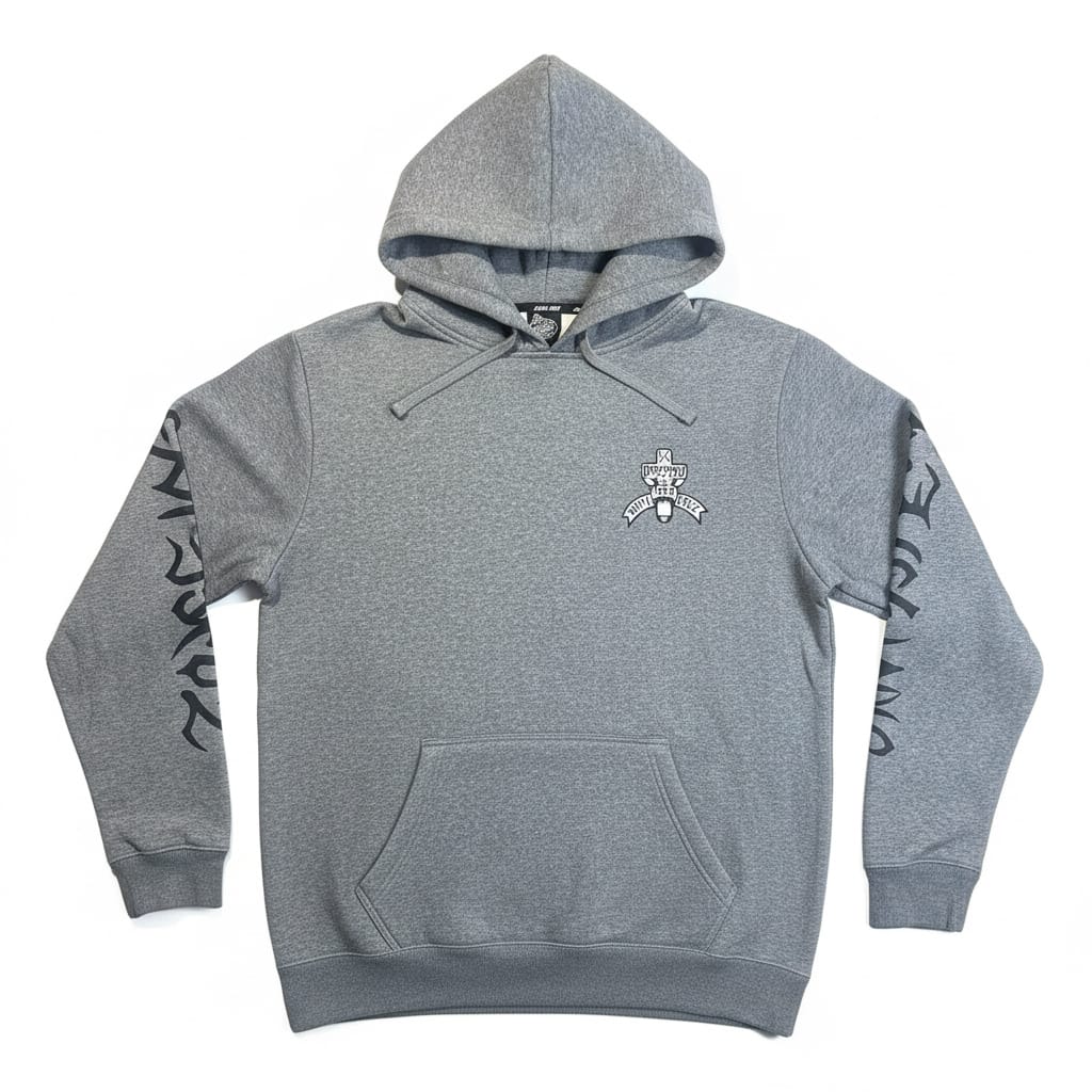 Santa Cruz Serpiente Pop Hoodie Grey Heather - 50-50 Skate Shop