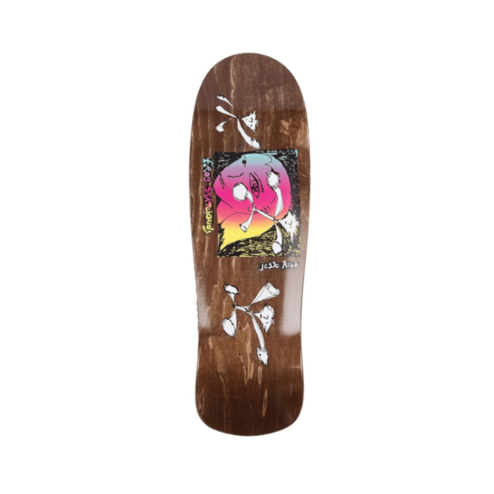 Frog Skateboard Deck Jesse Alba Pro Model 10.0" x 31.75" Brown 14.75" WB - 50-50 Skate Shop