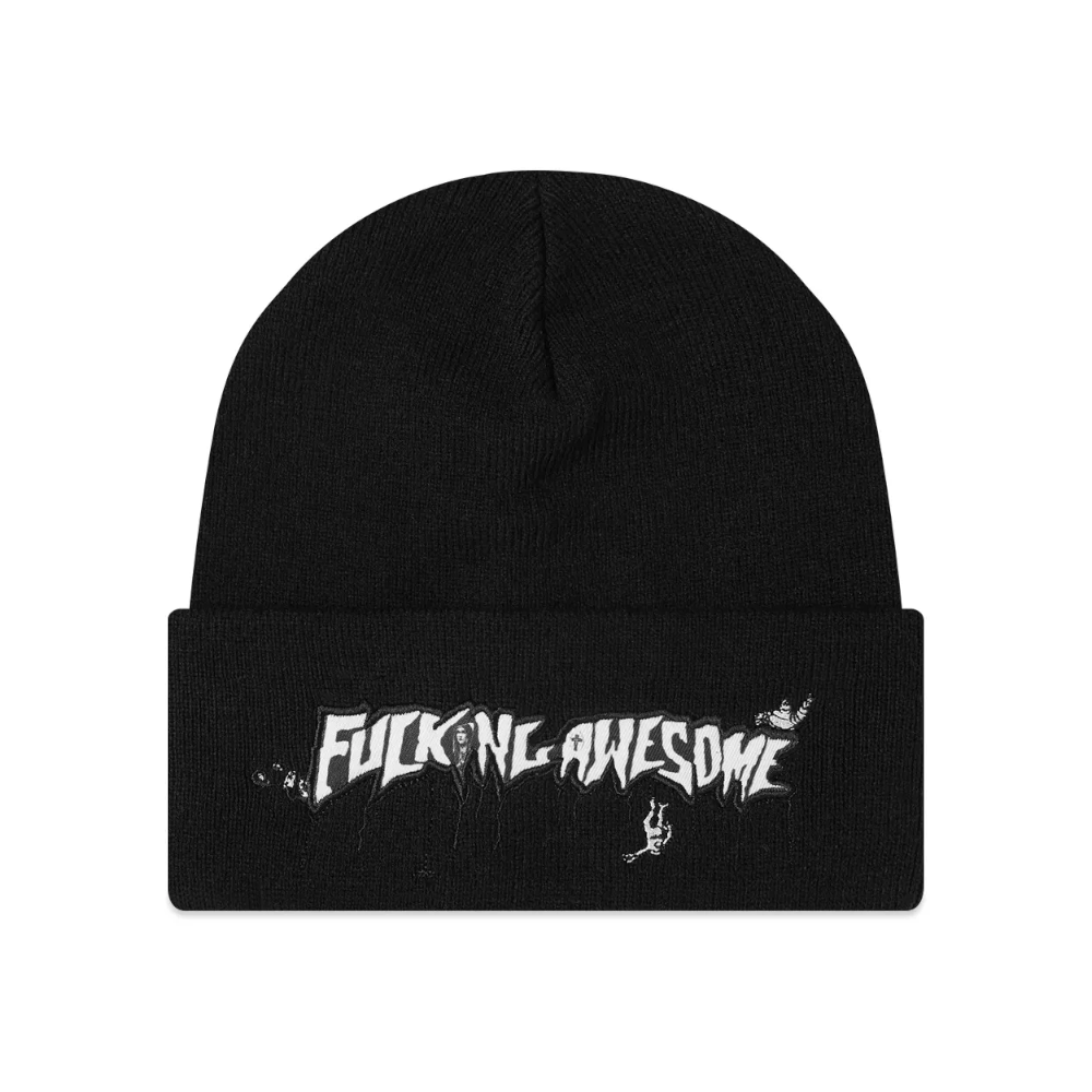 Fucking Awesome Skate Virgin Stamp Cuff Beanie Black - 50-50 Skate Shop