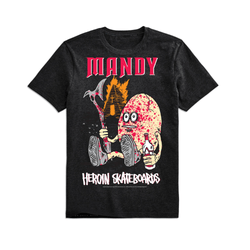 Heroin Skate Mandy Tee Black - 50-50 Skate Shop