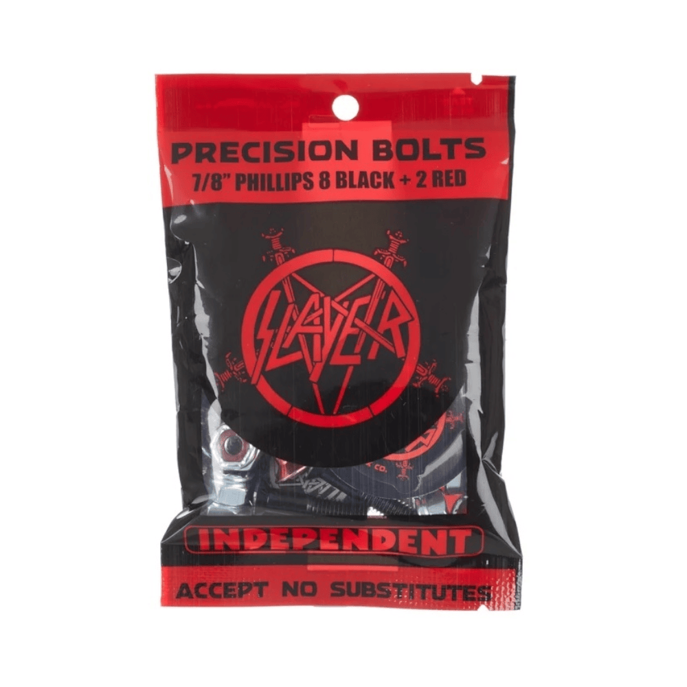 Independent x Slayer 7/8 Inch Phillips Hardware Black - 50-50 Skate Shop