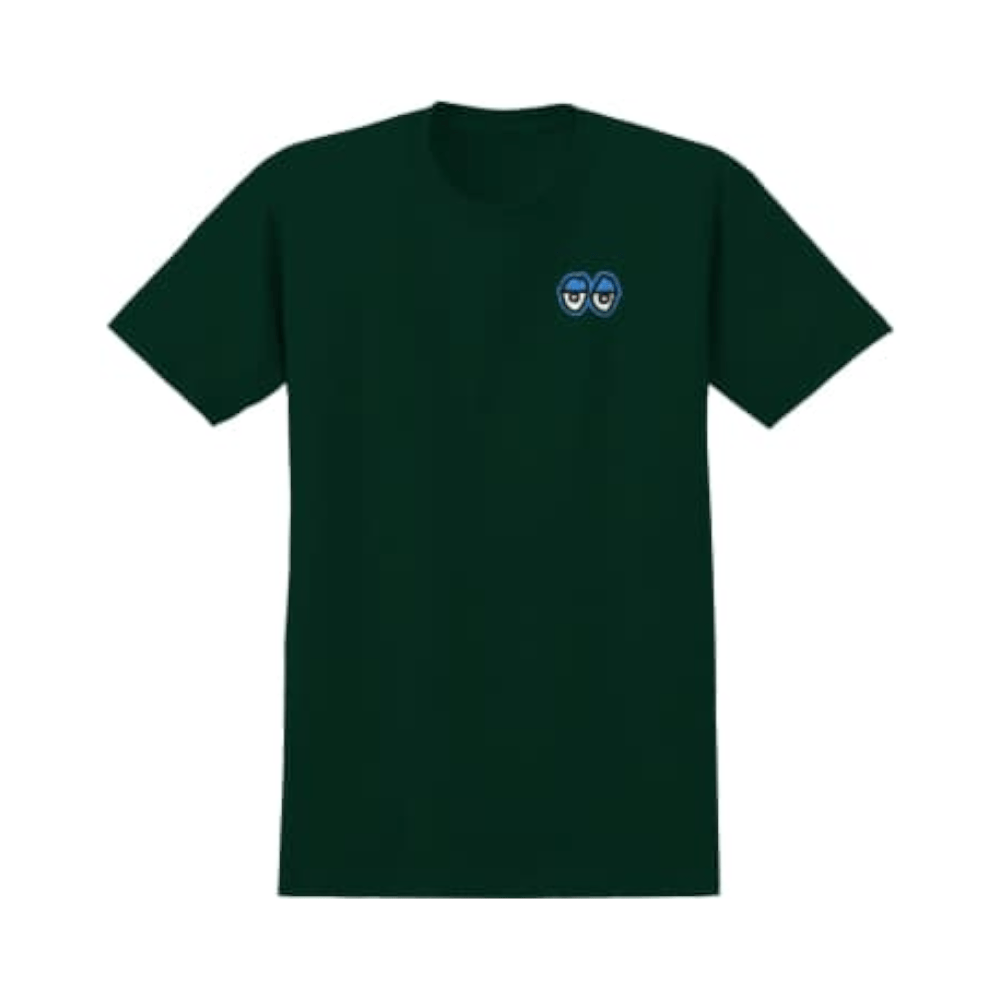 Krooked Skate Tee Strait Eyes Green Blue - 50-50 Skate Shop