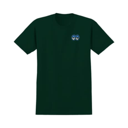 Krooked Skate Tee Strait Eyes Green Blue - 50-50 Skate Shop