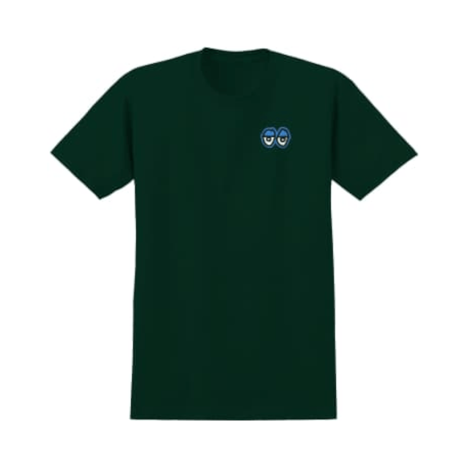 Krooked Skate Tee Strait Eyes Green Blue - 50-50 Skate Shop