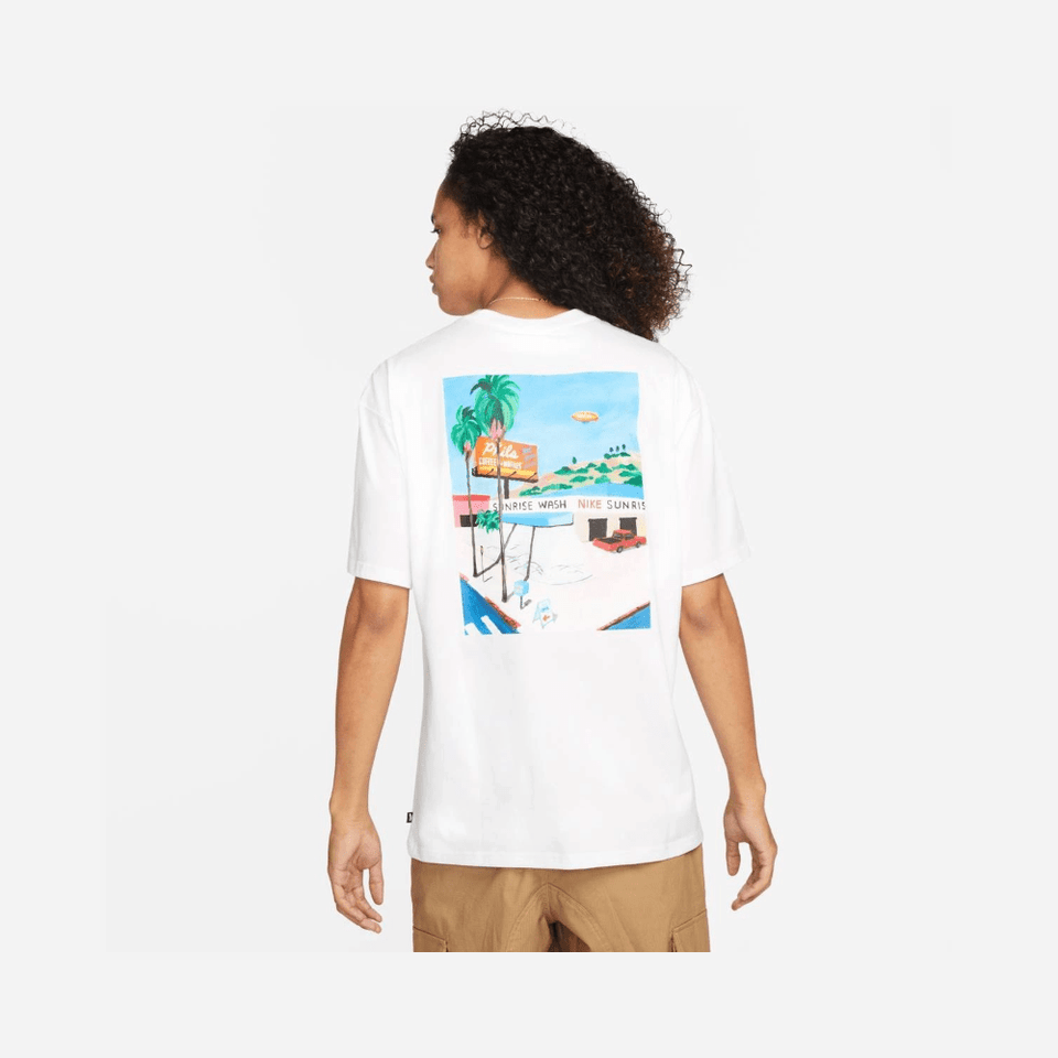 Nike SB Mens Tee Carwash White - 50-50 Skate Shop