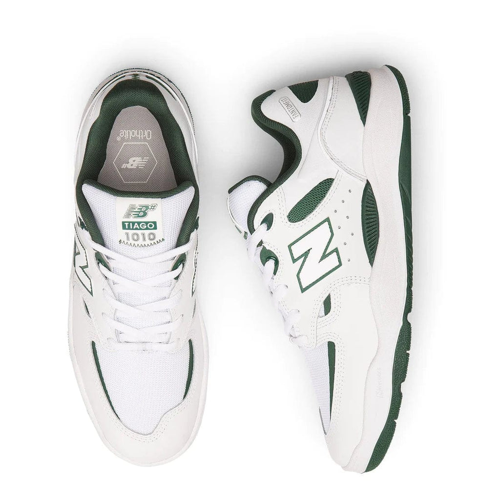 New Balance Numeric 1010 Tiago Lemos White Forest Green - 50-50 Skate Shop
