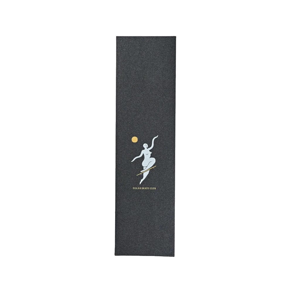 Polar Skateboard Grip Tape No Comply Black 9" x 33" - 50-50 Skate Shop