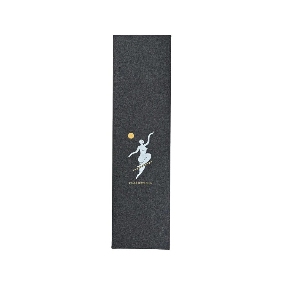 Polar Skateboard Grip Tape No Comply Black 9" x 33" - 50-50 Skate Shop