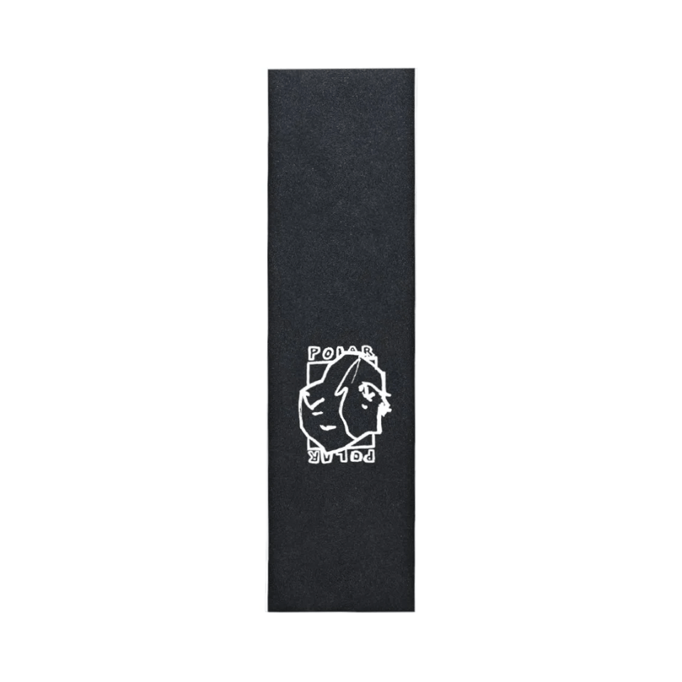 Polar Skateboard Griptape Twisted Black 33" x 9" - 50-50 Skate Shop