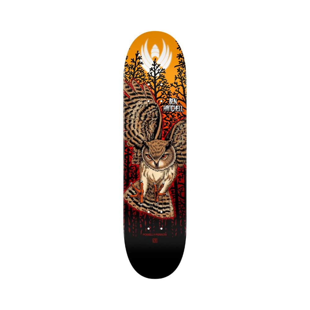 Powell Peralta Skateboard Deck Flight Construction Hatchell Owl 8.5" x 32.08" Shape 249