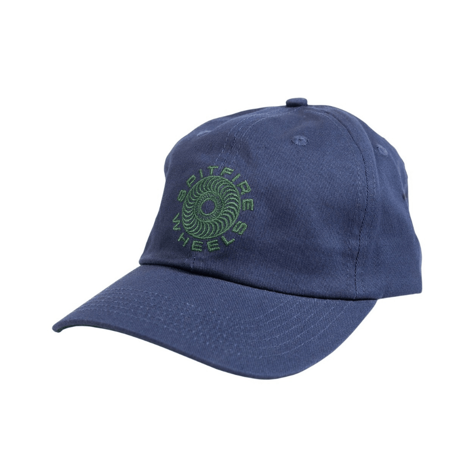 Spitfire Skate Cap Adjustable Classic 87 Swirl Navy Green - 50-50 Skate Shop