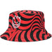 Spitfire Skate Bucket Hat Classic 87 Swirl Black Red White Reversible - 50-50 Skate Shop