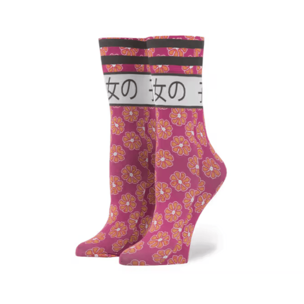 Stance x Rihanna Socks Bad Girl Pink