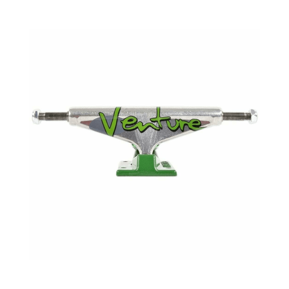Venture Skateboard Trucks Hi 92 Full Bleed Green 5.6 (8.5") - Set of 2 - 50-50 Skate Shop