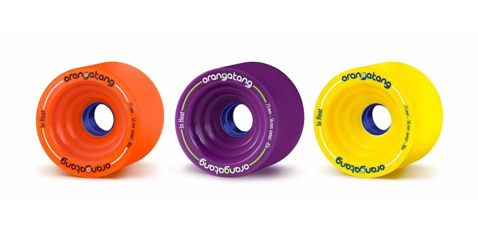 Orangatang In Heat Skateboard Wheels 75mm (Set of 4) - 50-50 Skate Shop