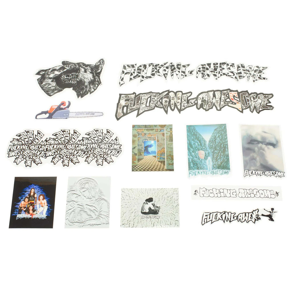 Fucking Awesome Skate 2021 Sticker Pack - 50-50 Skate Shop
