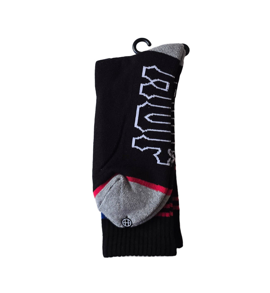 HUF Socks Fuck It Crew Sock Black